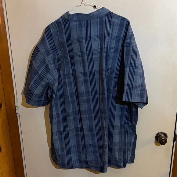 RedHead Casual Blue Checkered Shirt - Picture 5 of 6